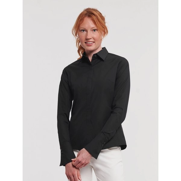 CAMICIA DONNA MANICA LUNGA STRETCH