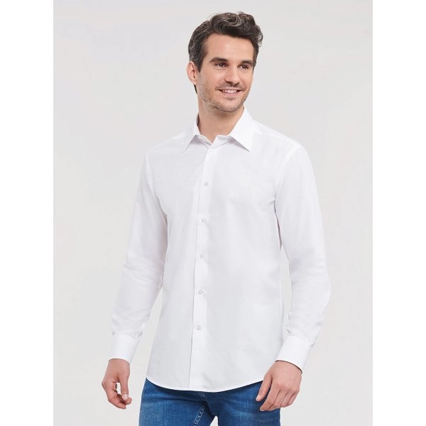 CAMICIA UOMO MANICA LUNGA POPELINE