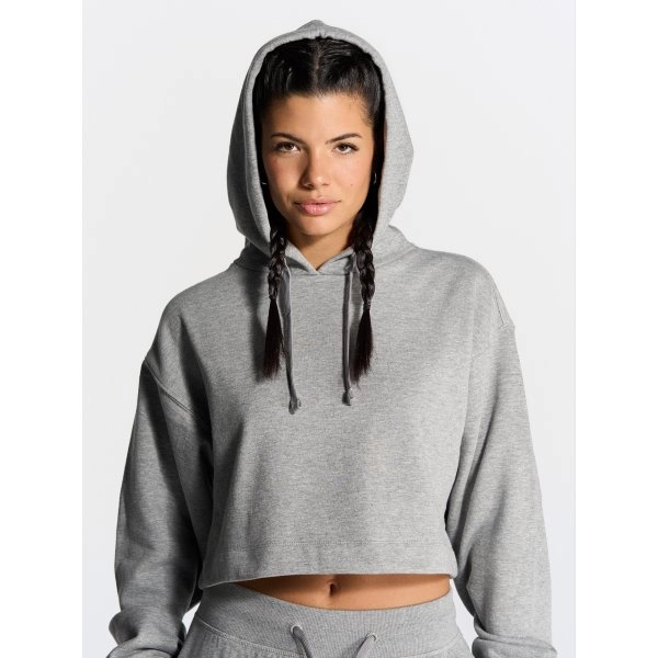 FELPA DONNA CAPPUCCIO REGULAR CROPPED