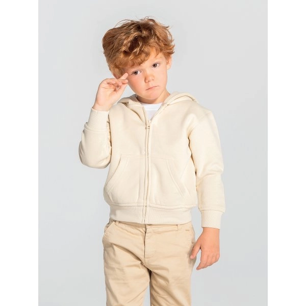 FELPA BAMBINO CAPPUCCIO E ZIP PREMIUM