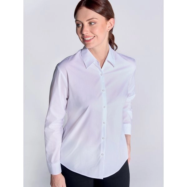 CAMICIA DONNA MANICA LUNGA POPELINE