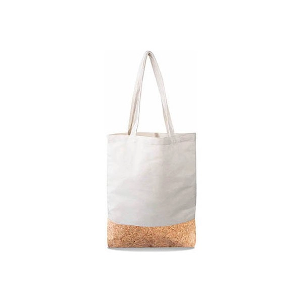 Shopper in cotone 220gr e sughero cm 38x42 KANTO
