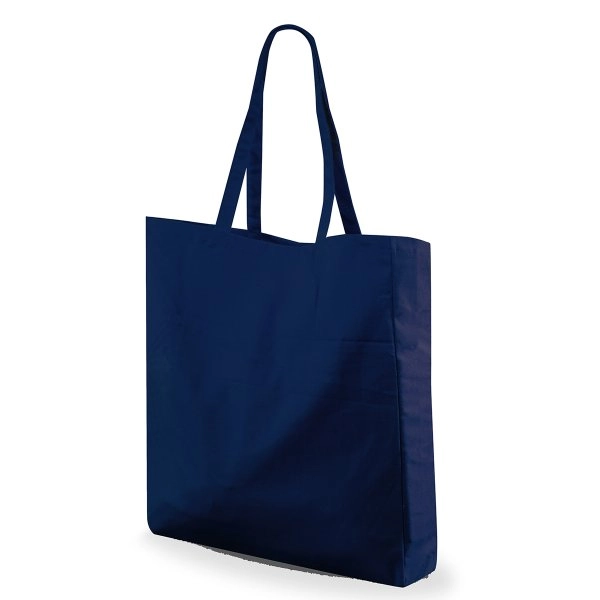 Shopper bag in cotone canvas 250 gr cm 38x42x8 AMAEBI