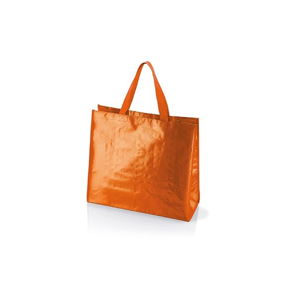 Borsa spesa cm 45x40x15 in tessuto laminato NORI