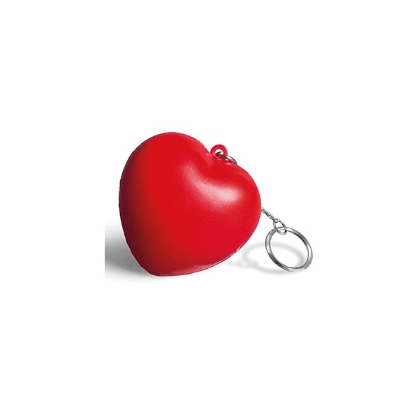 Portachiavi antistress a forma di cuore CUORE-SOFT
