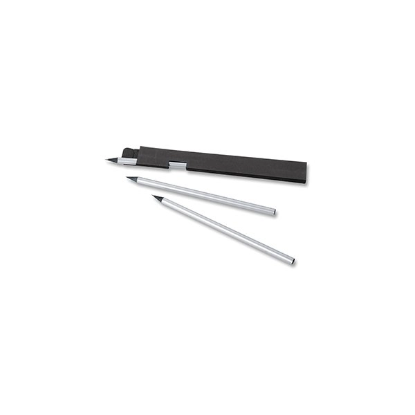 Immagine Set da regalo con 3 matite personalizzabili SILVER TRIS