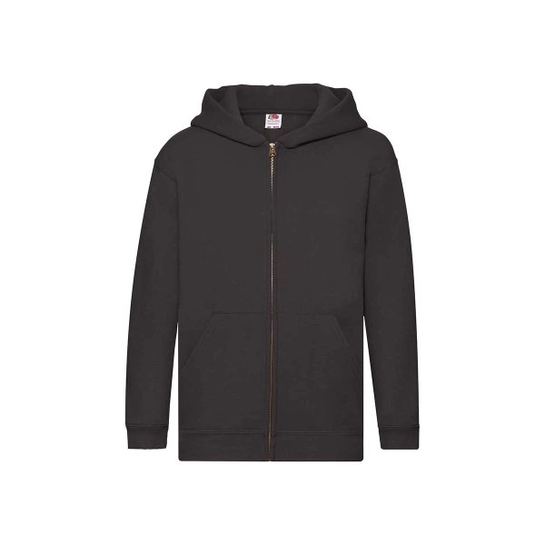 FELPA BAMBINO CAPPUCCIO E ZIP PREMIUM