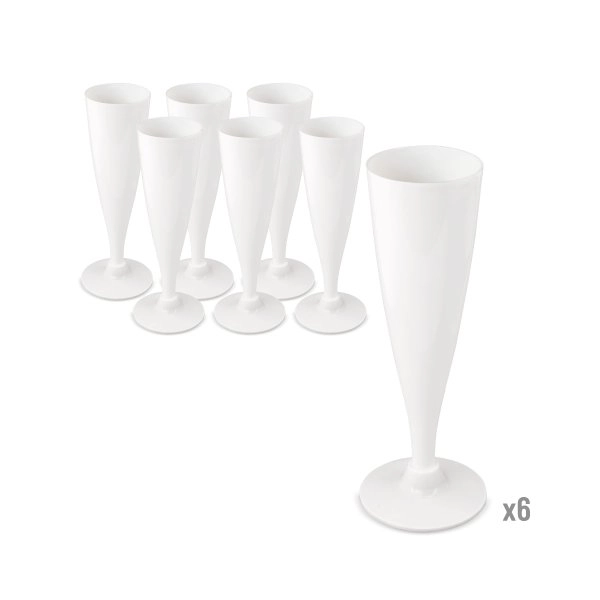 SET 6 BICCHIERI CON BASE SMONTABILE 