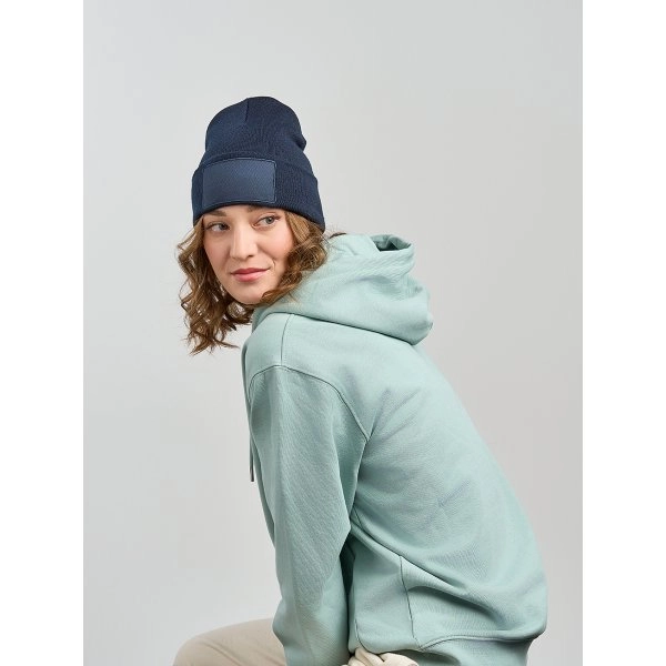 CUFFIA IN MAGLIA CON PATCH SOSTENIBILE