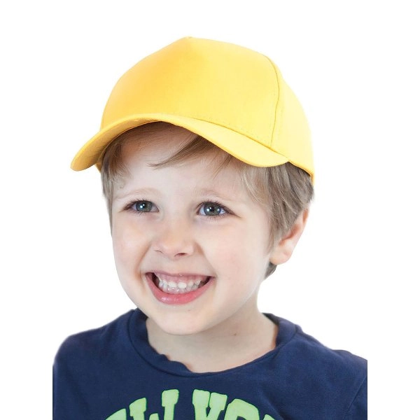 CAPPELLO BAMBINO VISIERA CURVA 5 PANNELLI