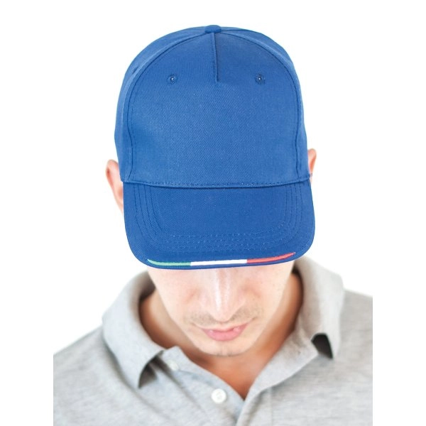 CAPPELLO VISIERA CURVA 5 PANNELLI