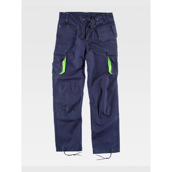 Immagine PANTALONE DA LAVORO MULTITASCHE RINFORZI ALLE GINOCCHIA
