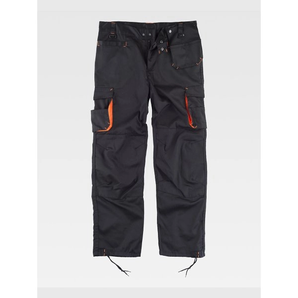 Immagine PANTALONE DA LAVORO MULTITASCHE RINFORZI ALLE GINOCCHIA