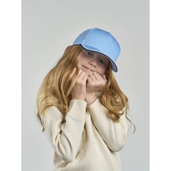 CAPPELLO BAMBINO VISIERA CURVA 5 PANNELLI