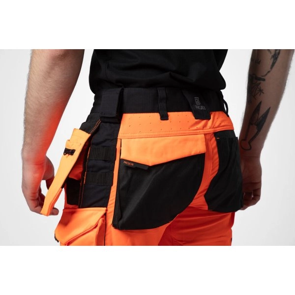 Immagine 6573 HI-VIS PANTALONI STRETCH MULTITASCHE EN ISO 20471 - CLASSE 2