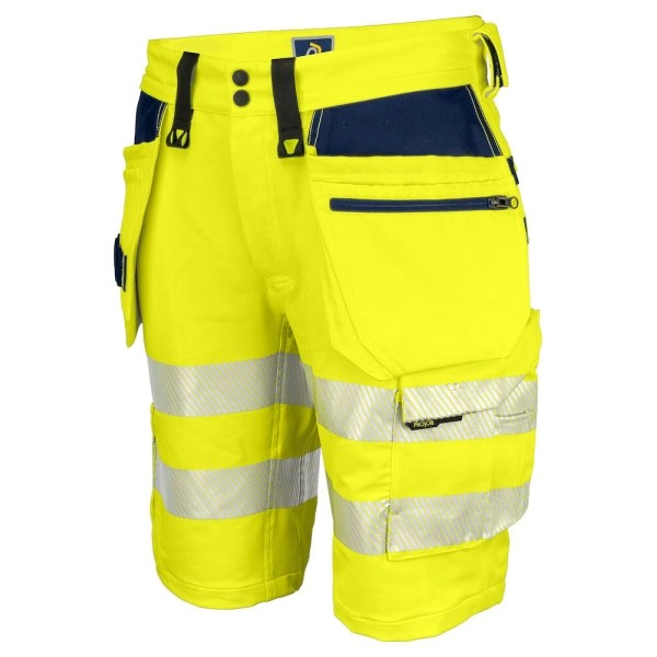 6575 HI-VIS BERMUDA STRETCH MULTITASCHE EN ISO 20471 - CLASSE 2/1