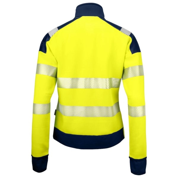 6111 HI-VIS FELPA CARDIGAN DONNA EN ISO 20471 classe 3/2