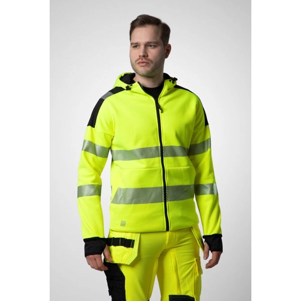 Immagine 6110 HI-VIS FELPA HOODY FULL-ZIP- EN ISO 20471 - classe 3/2