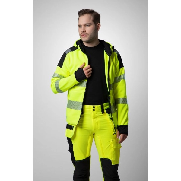 Immagine 6110 HI-VIS FELPA HOODY FULL-ZIP- EN ISO 20471 - classe 3/2