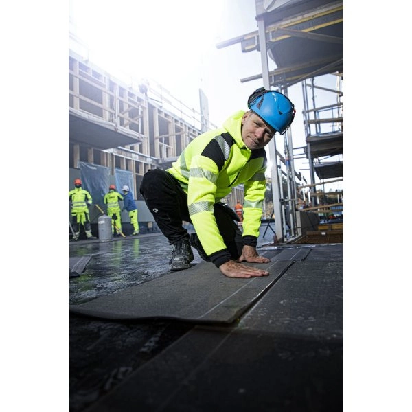 Immagine 6110 HI-VIS FELPA HOODY FULL-ZIP- EN ISO 20471 - classe 3/2