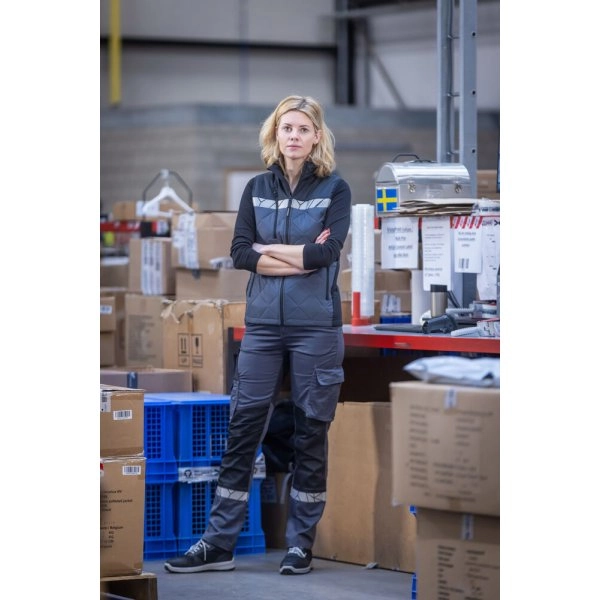 Immagine 7701 HI-VIS SMANICATO TRAPUNTATO LEGGERO DONNA