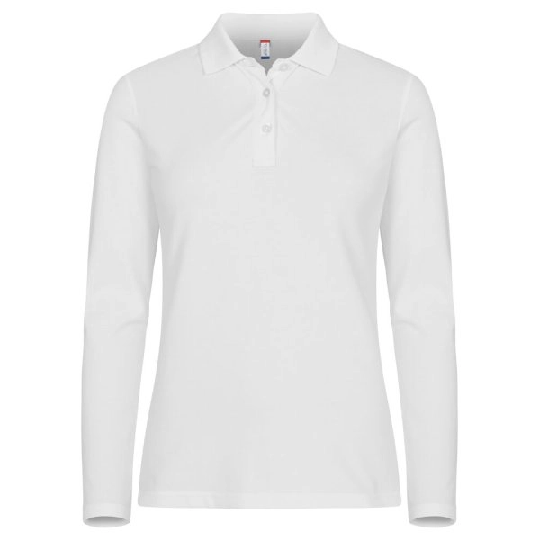 Stretch Premium Polo LS Women