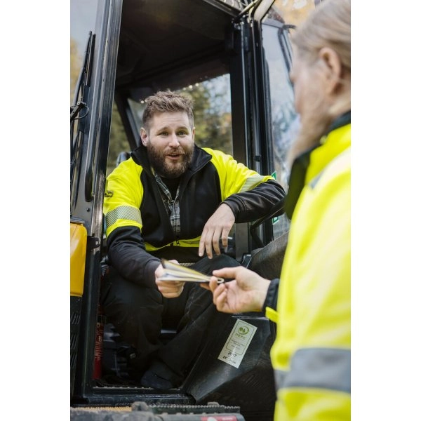 Immagine 6120 HI-VIS FELPA CARDIGAN EN ISO 20471 - classe 1