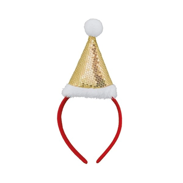 CERCHIETTO CON CAPPELLO BABBO NATALE 