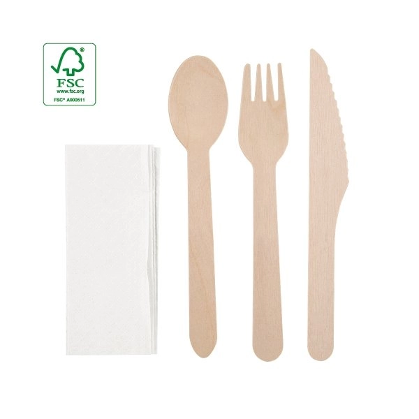 SET POSATE IN LEGNO 4 PZ 