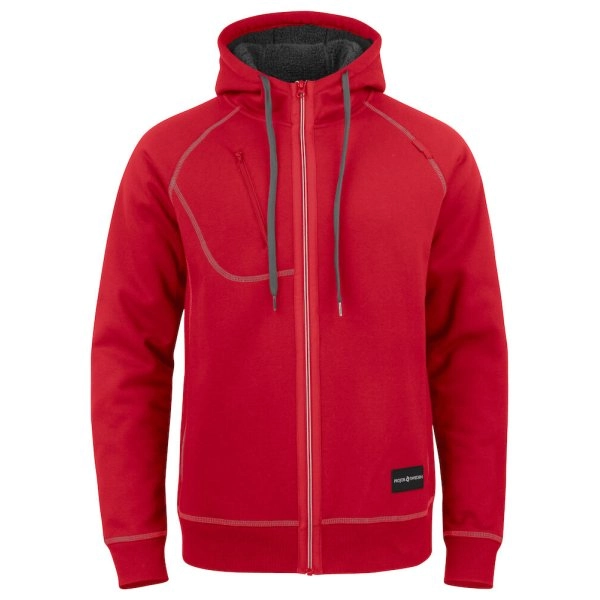 2130 FELPA FULL ZIP CAPPUCCIO