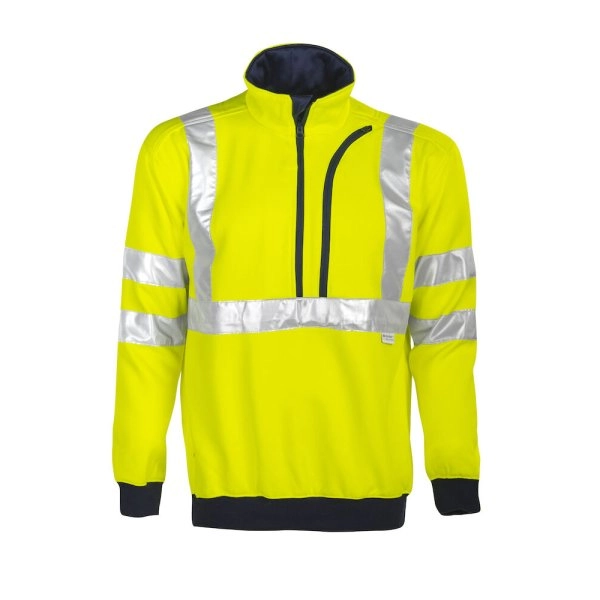 Immagine 6102 HI-VIS FELPA HALF ZIP EN ISO 20471 - classe 3