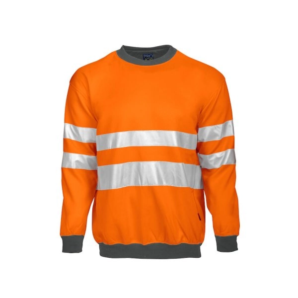 Immagine 6101 HI-VIS FELPA ROUNDNECK EN ISO 20471- classe 3