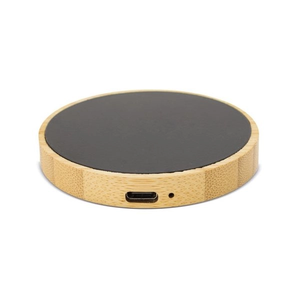 Immagine CARICABATTERIE WIRELESS IN BAMBÙ 