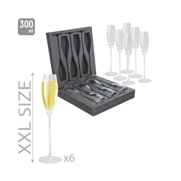 SET 6 BICCHIERI CAVA 