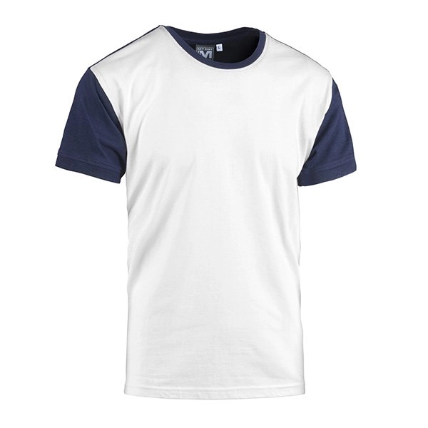 T-Shirt COLLEGE girocollo bicolore