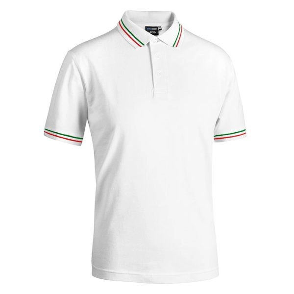 Polo CORTEZ SPORT m/c tricolore
