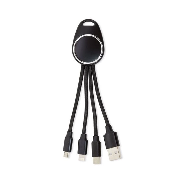 CARICABATTERIE LUCE LED 3 IN 1 