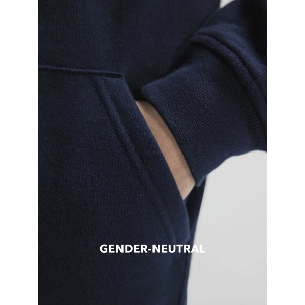 Immagine Felpa cappuccio con zip, modello sostenibile di genere neutro, - B&C ID.334 Zip Hood