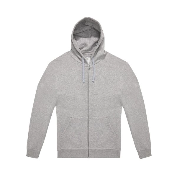 Immagine Felpa cappuccio con zip, modello sostenibile di genere neutro, - B&C ID.334 Zip Hood