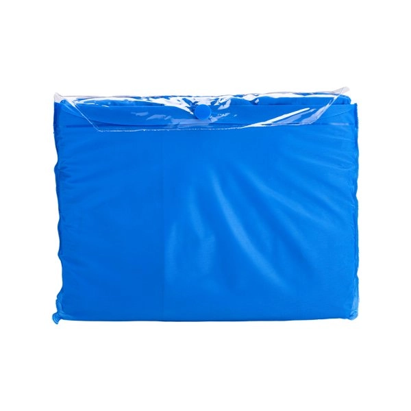 Immagine Impermeabile in PVC goffrato, con cappuccio e 2 tasche frontali, inserito in bustina