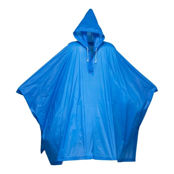Poncho impermeabile in PVC goffrato, inserito in bustina