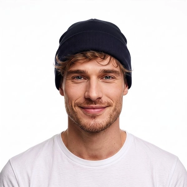 Immagine Cappellino in maglia 100% acrilico a filo unico (45 g) modello 