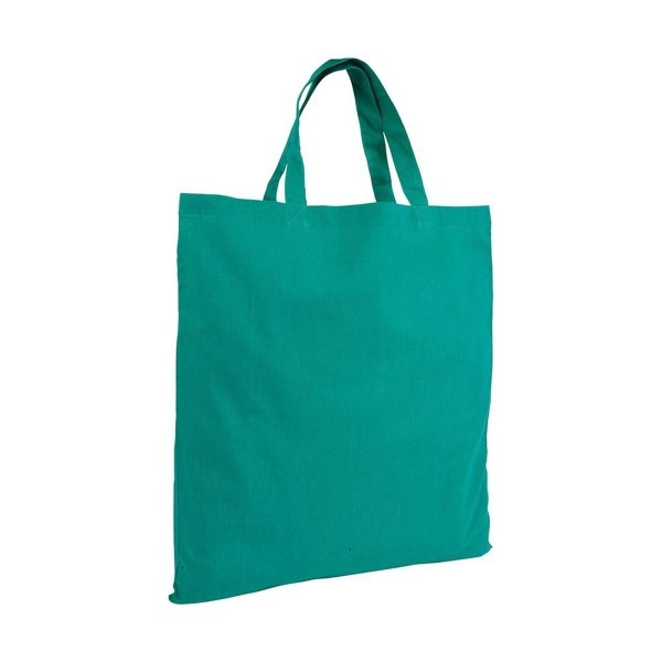 Immagine Shopper in cotone 135 g/m2, manici corti