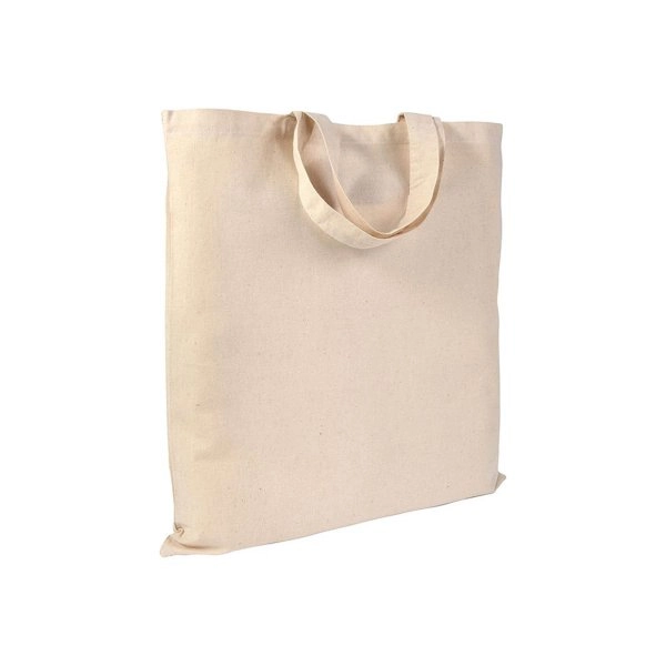 Shopper in cotone 135 g/m2, manici corti