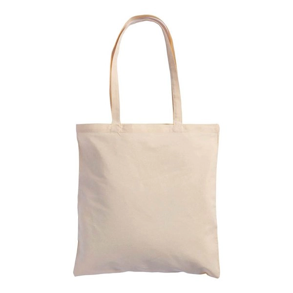 Immagine Shopper in cotone 135 g/m, manici lunghi