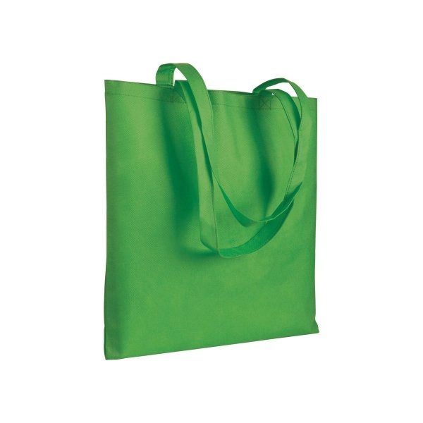 Shopper in TNT 80 g/m2 cucito, manici lunghi