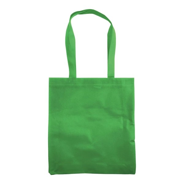 Immagine Shopper in TNT 80 g/m2 cucito, manici lunghi