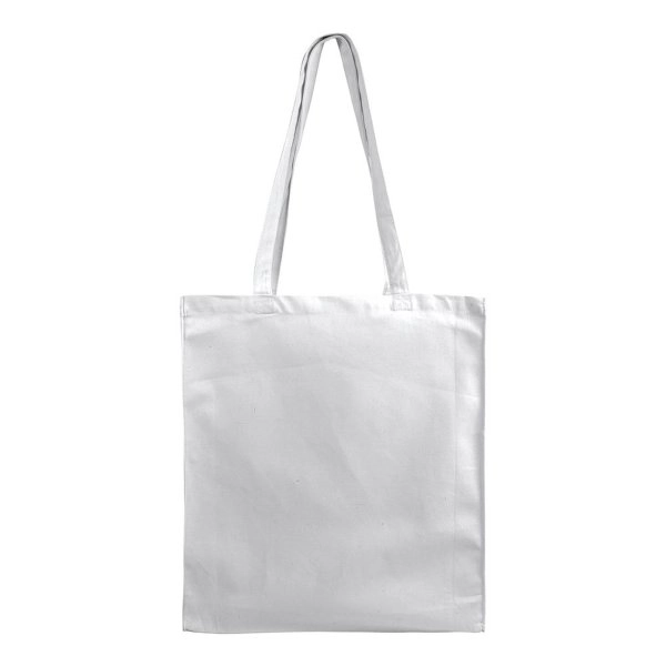 Immagine Shopper con soffietto in canvas 280 g/m2, manici lunghi