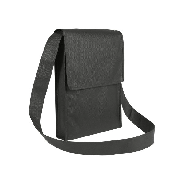 Immagine Shopper tascapane con soffietto in TNT 80 g/m2 cucito con tracolla