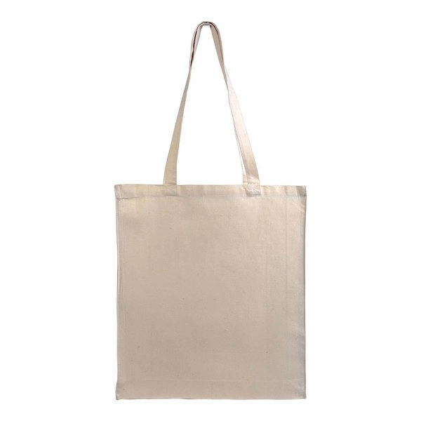 Immagine Shopper con soffietto in cotone 220 g/m2, manici lunghi